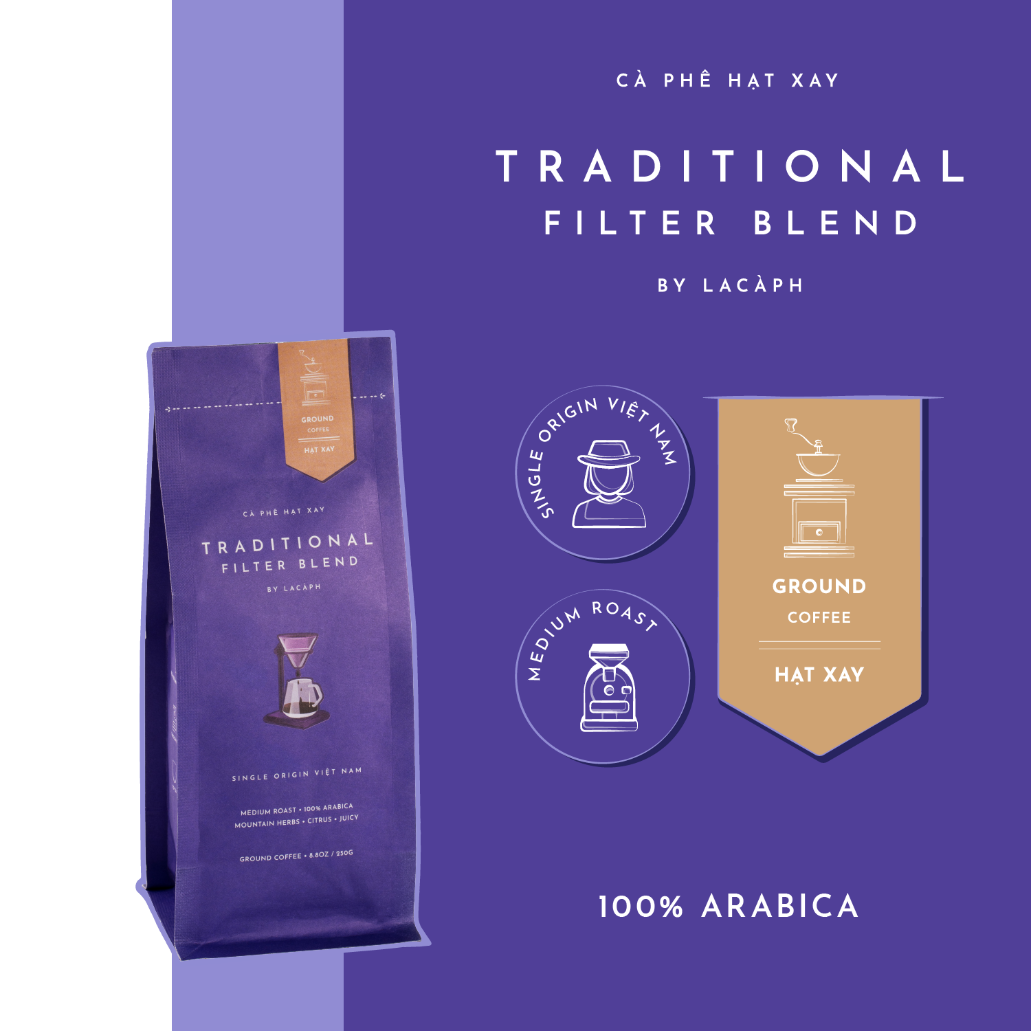 Traditional Filter Blend - Ground Coffee 傳統系列咖啡粉