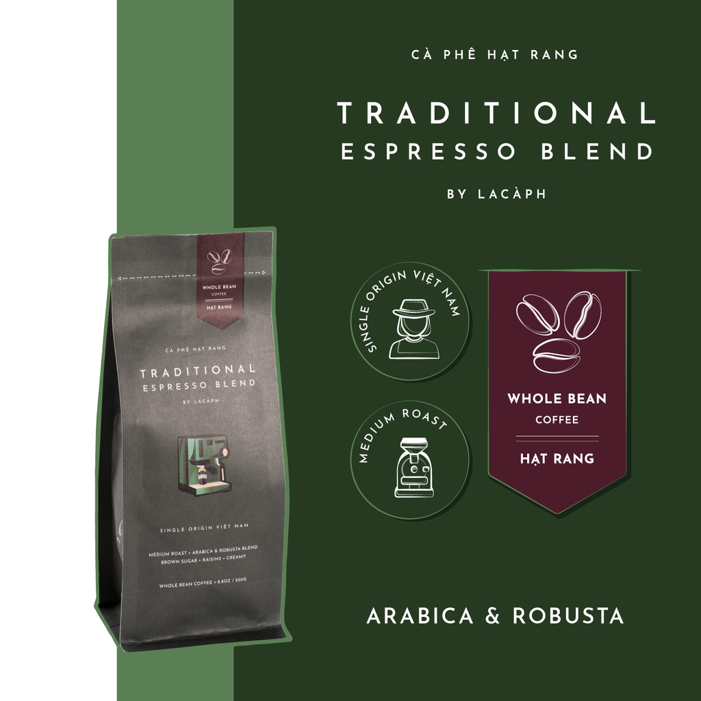 Traditional Espresso Blend - Whole Bean 傳統系列濃縮咖啡豆