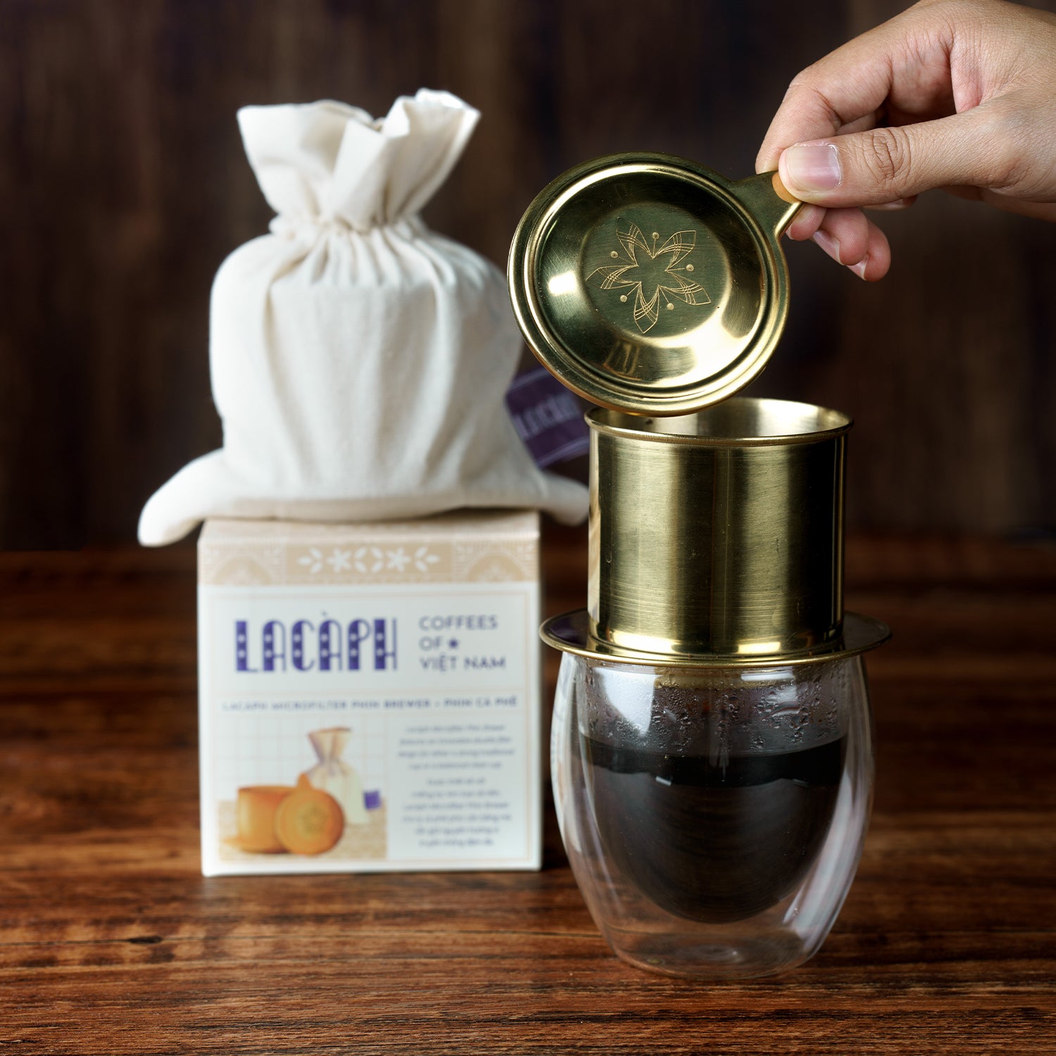 Lacàph Microfilter Phin Brewer 微型過濾式滴漏咖啡壺