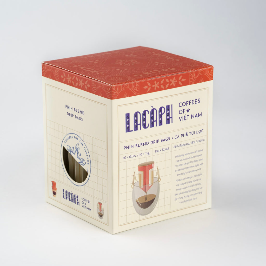 Lacàph Phin Blend - Drip Bags 越式滴漏Phin咖啡排掛耳包 (10個裝)