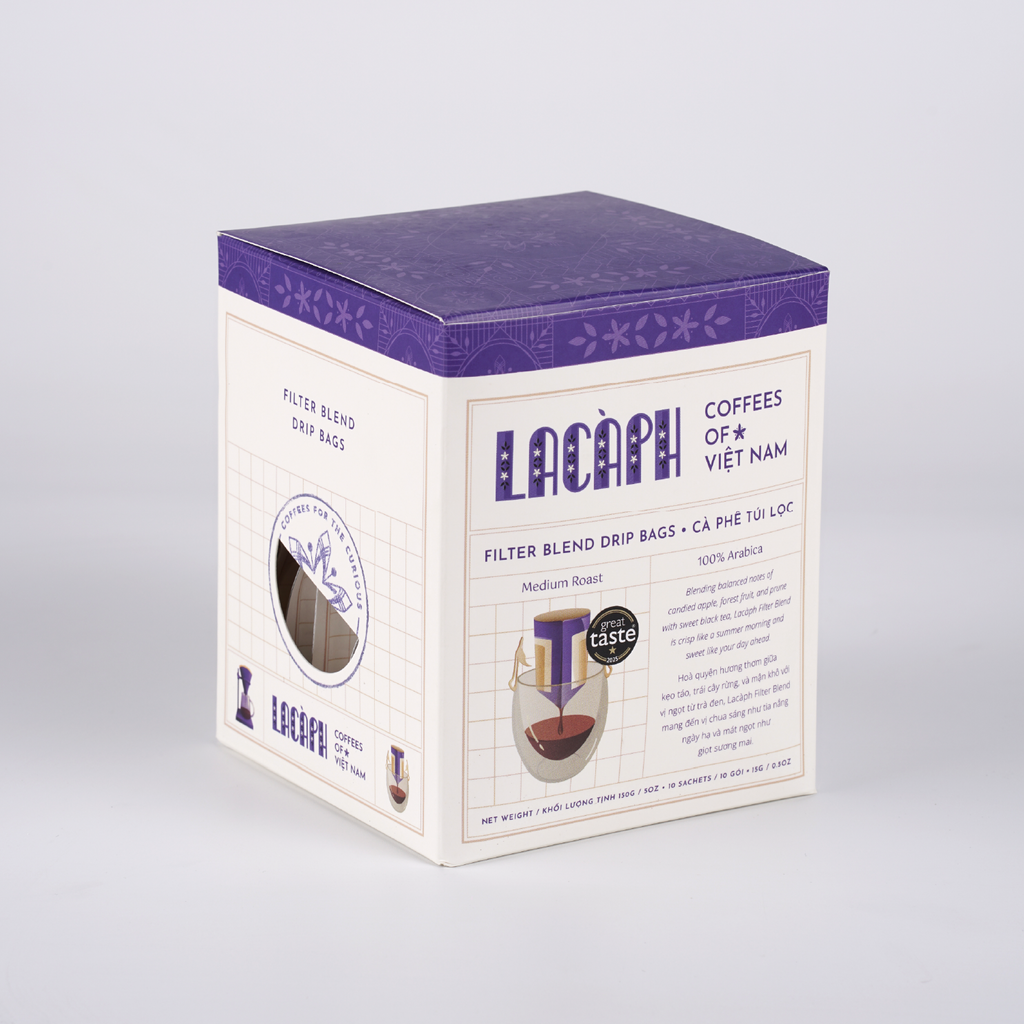 Lacàph Filter Blend - Drip Bags 越式過濾咖啡掛耳包(單包）