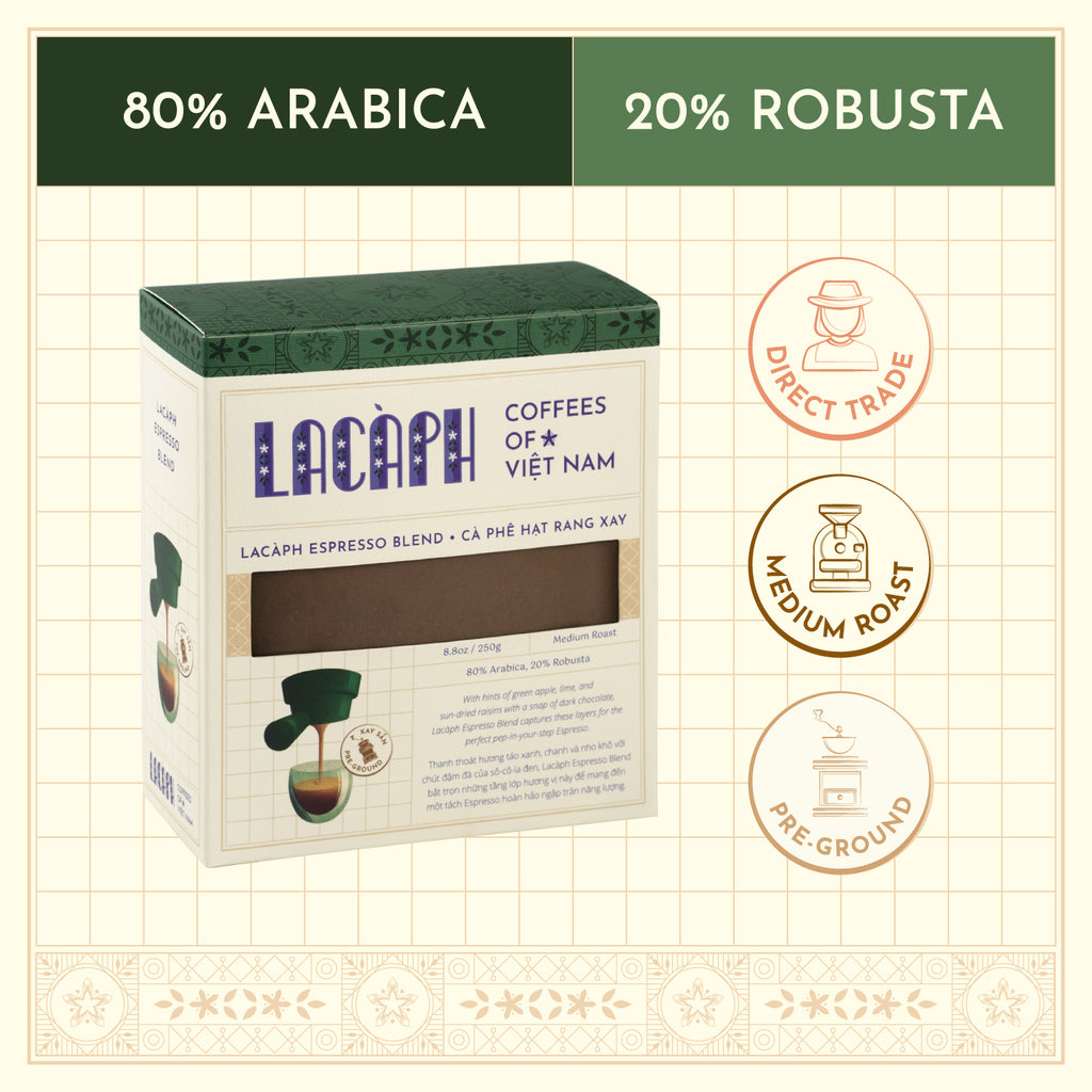 Lacàph Espresso Blend - Ground Coffee 意式濃縮咖啡粉