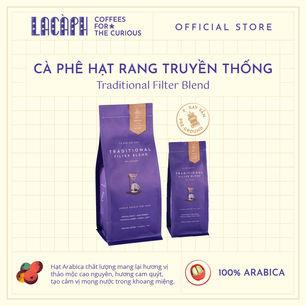Traditional Filter Blend - Ground Coffee 傳統系列咖啡粉