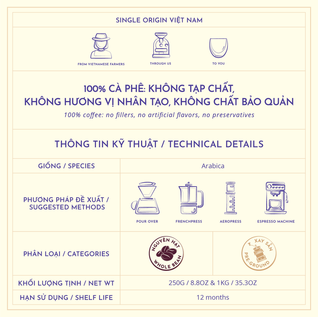 Traditional Filter Blend - Whole Bean 傳統系列咖啡豆