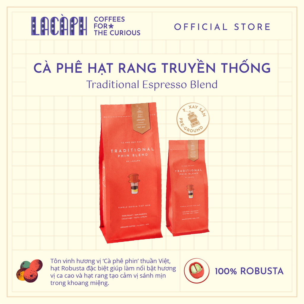 Traditional Phin Blend - Ground Coffee 傳統系列Phin咖啡粉